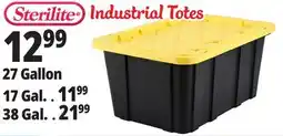 Ocean State Job Lot Sterilite Industrial Totes offer