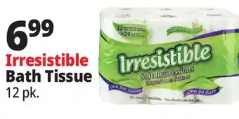 Ocean State Job Lot Irresistible Soft Impressions Bath Tissue 12 Count offer