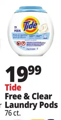 Ocean State Job Lot Tide Free & Clear Laundry Pods offer