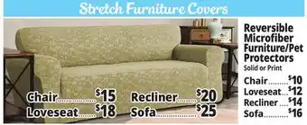 Ocean State Job Lot Stretch Furniture Covers offer