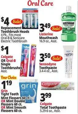 Ocean State Job Lot Oral Care offer