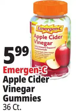 Ocean State Job Lot Emergen-C Apple Cider Vinegar Gummies offer