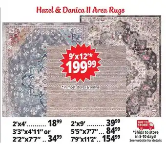 Ocean State Job Lot Hazel & Danica II Area Rug offer