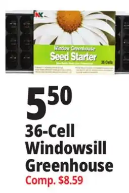 Ocean State Job Lot NK Lawn & Garden 36 Cell Window Greenhouse Seed Starter offer