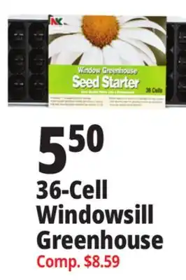 Ocean State Job Lot NK Lawn & Garden 36 Cell Window Greenhouse Seed Starter offer