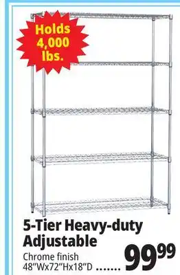 Ocean State Job Lot Method Storage Systems 6-Tier Heavy-Duty Adjustable Wire Shelving offer