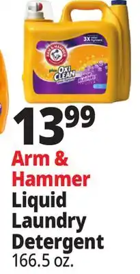 Ocean State Job Lot Arm & Hammer Liquid Laundry Detergent offer