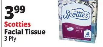 Ocean State Job Lot Scotties Triple Soft Facial Tissues 4 Count offer