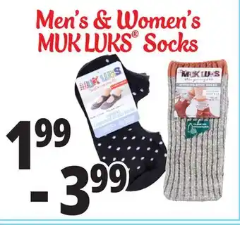 Ocean State Job Lot Men's & Women's MUK LUKS Socks offer