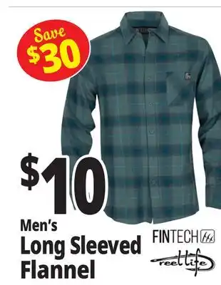 Ocean State Job Lot Men's Long Sleeved Flannel offer