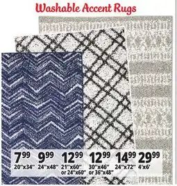 Ocean State Job Lot Washable Accent Rugs offer