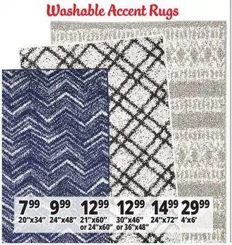 Ocean State Job Lot Washable Accent Rugs offer