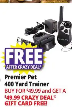 Ocean State Job Lot Premier Pet 400 Yard Trainer offer