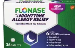 Ocean State Job Lot Flonase Night Time Triprolidine HCI Allergy Relief Tablets offer