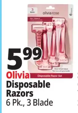 Ocean State Job Lot Olivia Disposable Razors offer