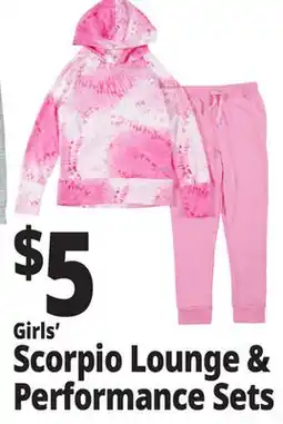 Ocean State Job Lot Girls' Scorpio Lounge & Performance Sets offer