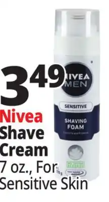 Ocean State Job Lot Nivea Shave Cream offer