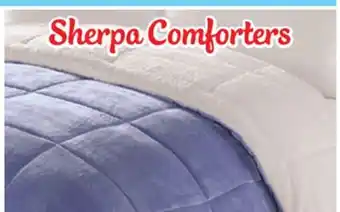 Ocean State Job Lot Sherpa Twin Comforters offer