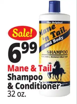 Ocean State Job Lot Mane & Tail Shampoo & Conditioner offer