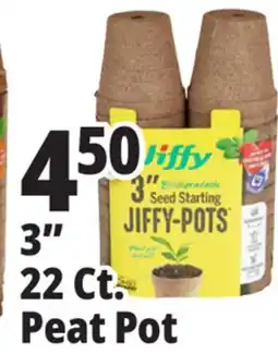 Ocean State Job Lot 3 Biodegradable Seed Starting Jiffy-Pots 22-pots offer