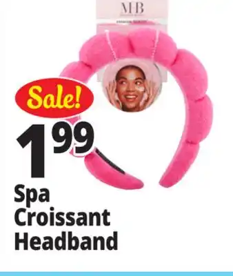 Ocean State Job Lot Spa Croissant Headband offer