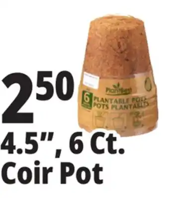 Ocean State Job Lot PlantBest Plantable 4.5 Coconut Coir Pots 6 Count offer