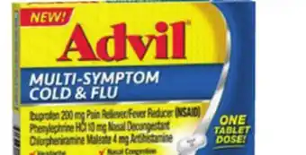 Ocean State Job Lot Advil Multi-Symptom Cold & Flue offer