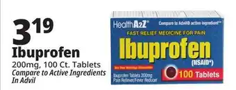 Ocean State Job Lot Ibuprofen 200 mg Tablets 100 Count offer