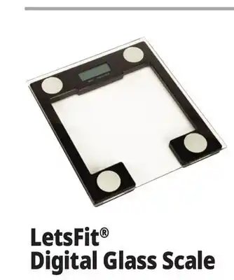 Ocean State Job Lot LetsFit Digital Glass Scale offer