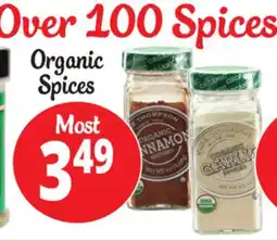 Ocean State Job Lot Organic Spices offer