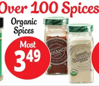 Ocean State Job Lot Organic Spices offer