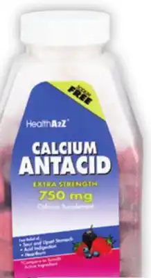 Ocean State Job Lot Calcium Antacid 750 mg Tablets 96 Count offer