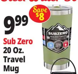 Ocean State Job Lot Sub Zero 20 Oz. Travel Mug offer