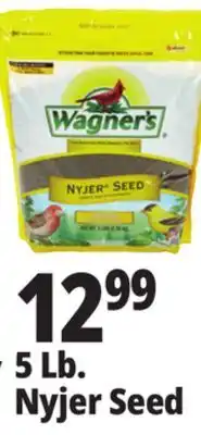 Ocean State Job Lot Wagner's Premium Nyjer Seed 5 lbs offer