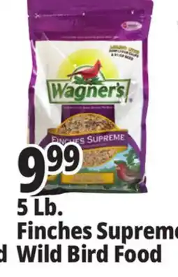 Ocean State Job Lot Wagner's Finches Supreme Premium Wild Bird Food 5 lbs offer