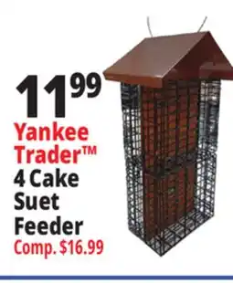 Ocean State Job Lot Yankee Trader 4 Cake Suet Feeder offer