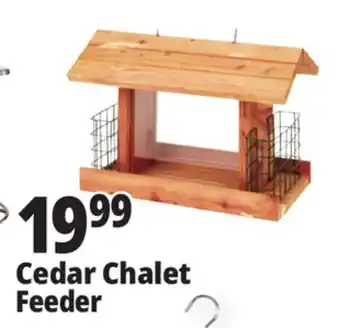 Ocean State Job Lot Cedar Chalet Feeder offer