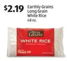 Aldi Earthly Grains Long Grain White Rice offer