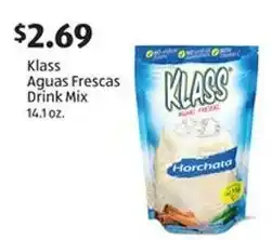 Aldi Klass Aguas Frescas Drink Mix offer