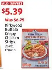 Aldi Kirkwood buffalo crispy chicken strips offer