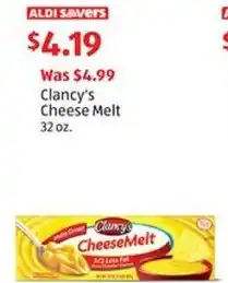 Aldi Clancy's Cheese Melt offer