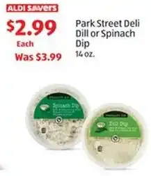 Aldi Park Street Deli Dill or Spinach offer