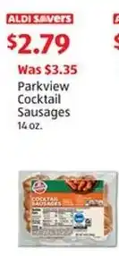 Aldi Parkview Cocktail Sausages offer