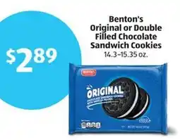 Aldi Benton's Original or Double Filled Chocolate Sandwich Cookies offer