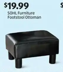 Aldi SOHL Furniture Footstool Ottoman offer