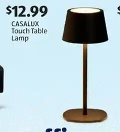 Aldi CASALUX Touch Table Lamp offer