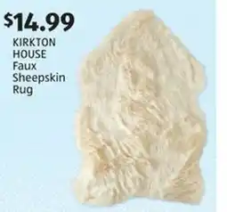 Aldi KIRKTON HOUSE Faux Sheepskin Rug offer