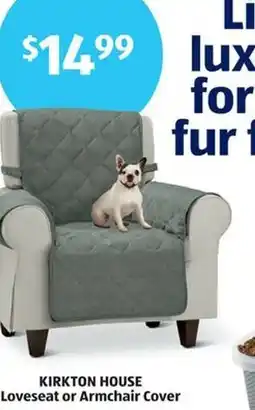 Aldi KIRKTON HOUSE Loveseat or Armchair Cover offer