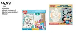 Aldi Bendon character crystal masterpiece or vinyl stickers offer