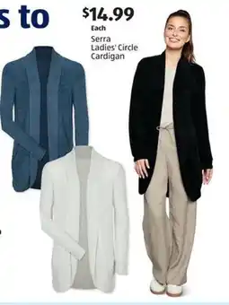 Aldi Serra Ladies' Circle Cardigan offer